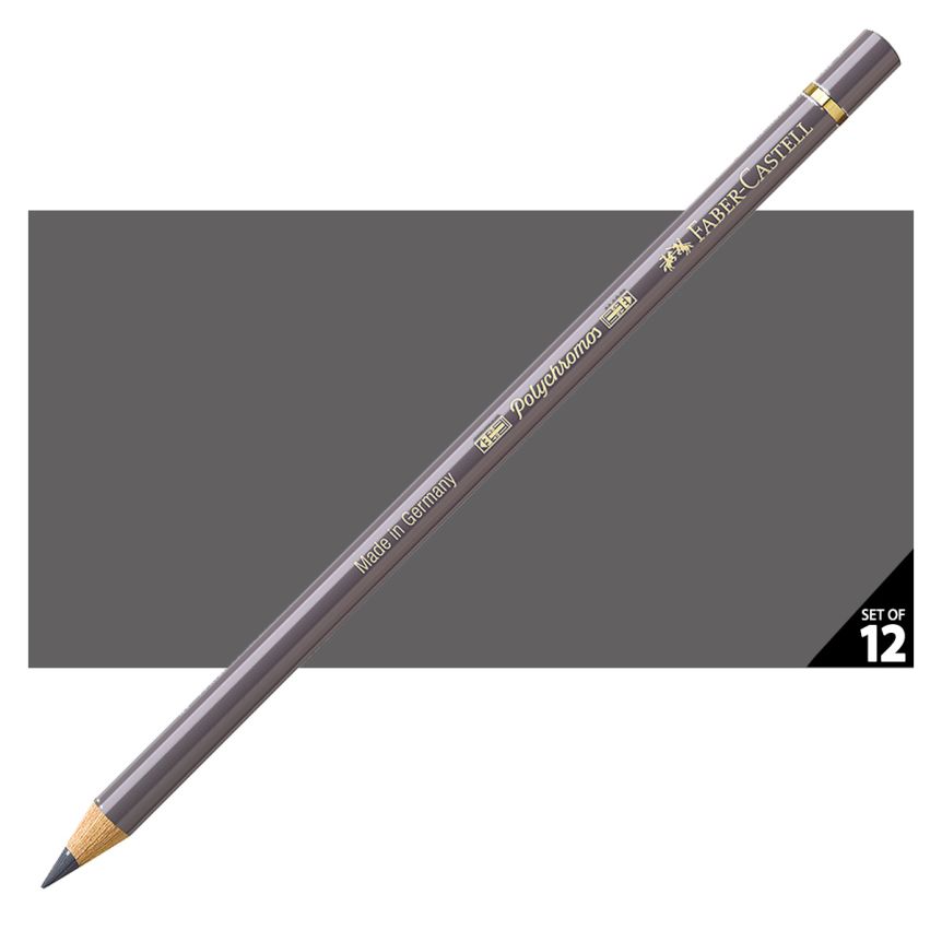 Faber-Castell Polychromos Pencil, No. 274 - Warm Grey V (Box of 12)