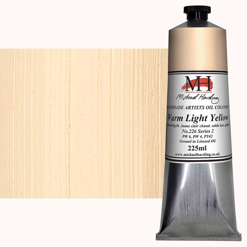 Michael Harding Oil Color - Warm Light Yellow, 225ml Tube