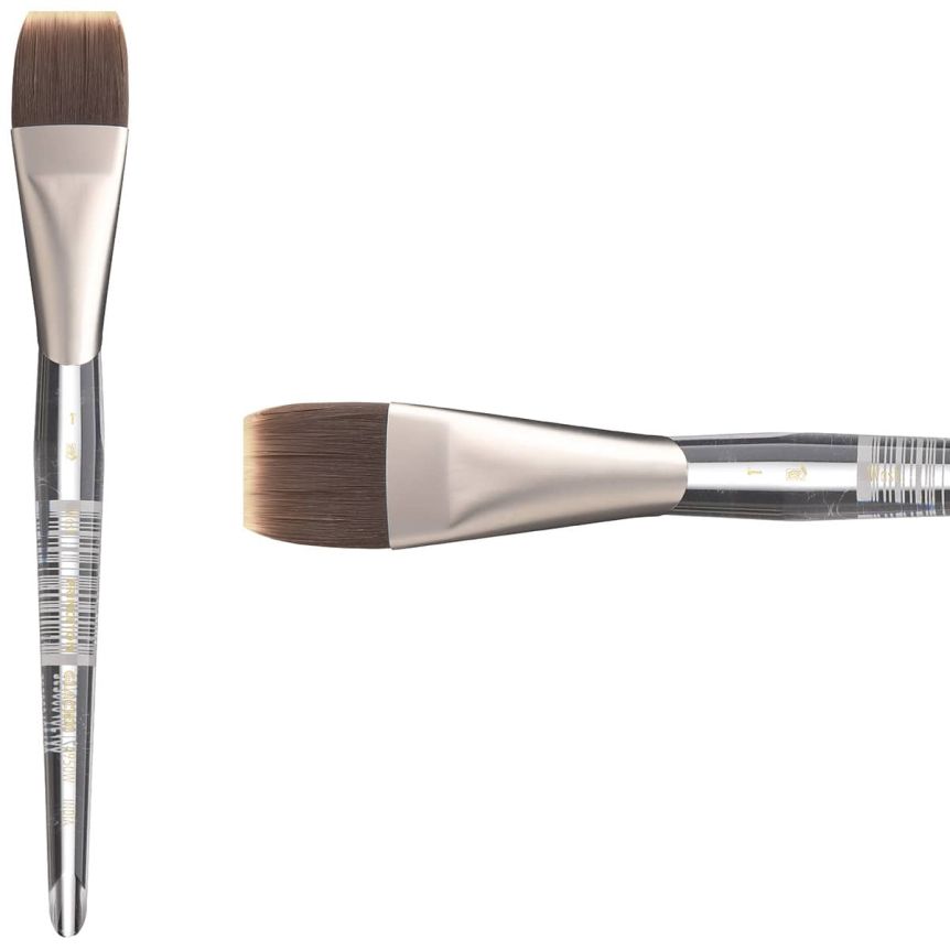 Princeton Glacier Series 4950 Synthetic Brush - Wash, Short Handle, Size 1"