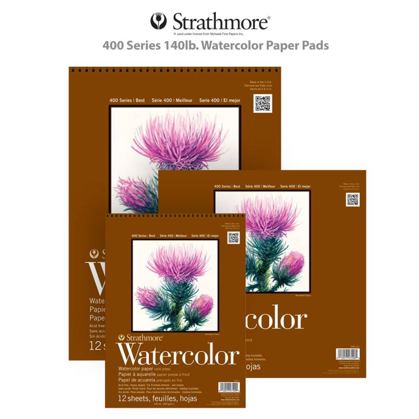 Strathmore 400 Series 140lb. Watercolor Paper Pads