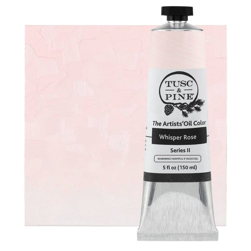 Tusc & Pine Artist Oil Paint - Whisper Rose, 150ml Tube