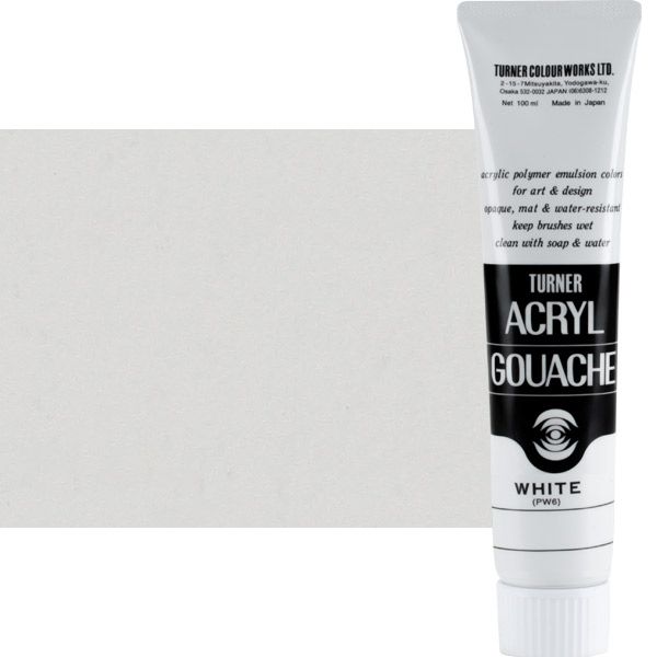 Turner Artist Acryl Gouache - White, 100ml