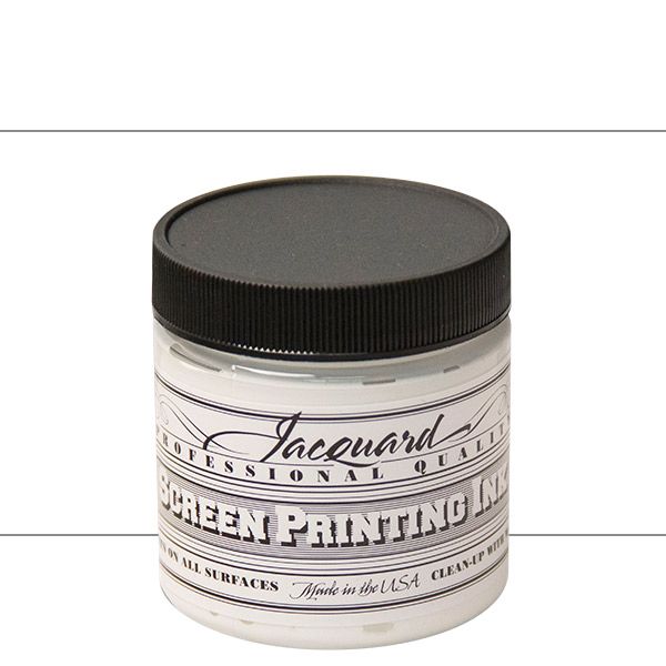 Jacquard Screen Printing Ink 4 oz Jar - White