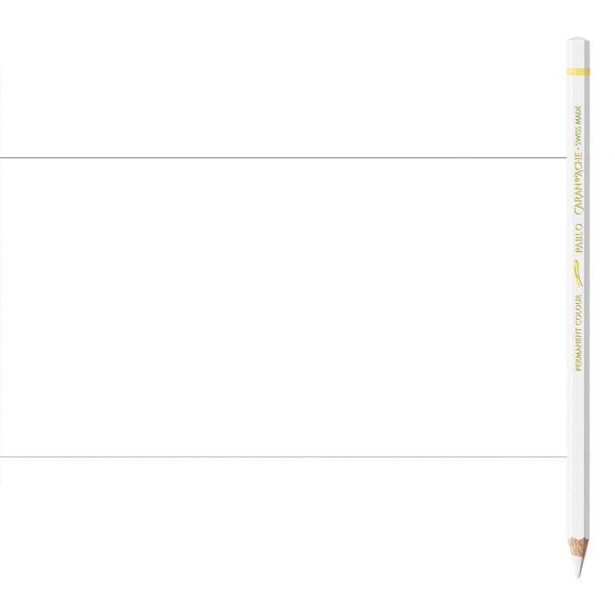 Caran d'Ache Pablo Pencils Individual No. 001 - White