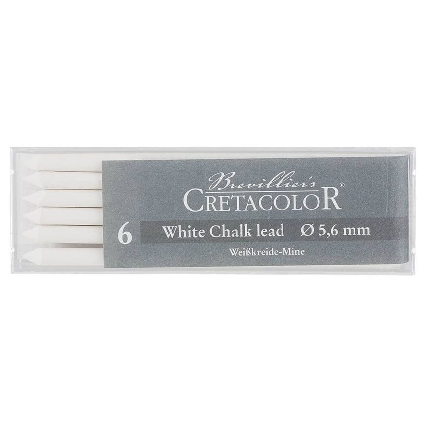 Cretacolor Drawing Lead White Chalk (Box of 6)