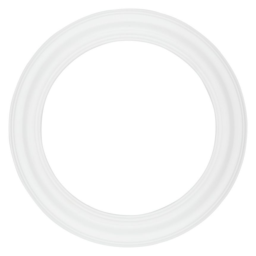 Ambiance Round Frame - White, 10" Diameter