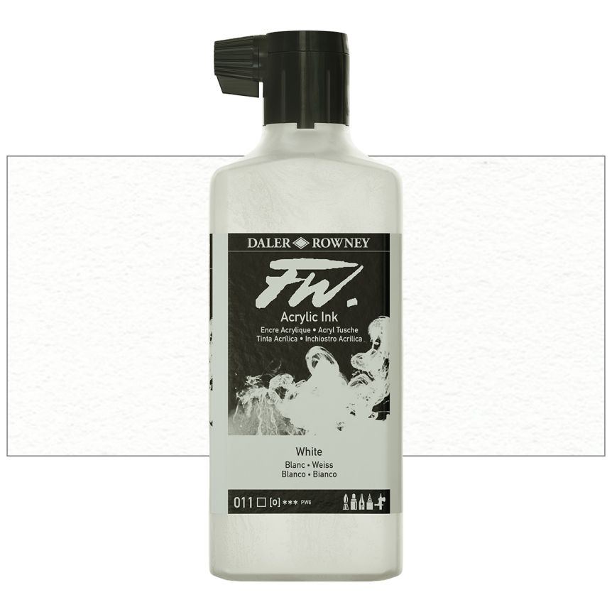 FW Acrylic Ink 180ml White