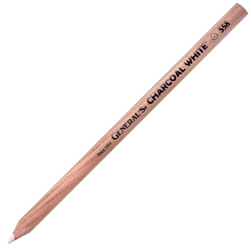 General’s White Charcoal Pencil