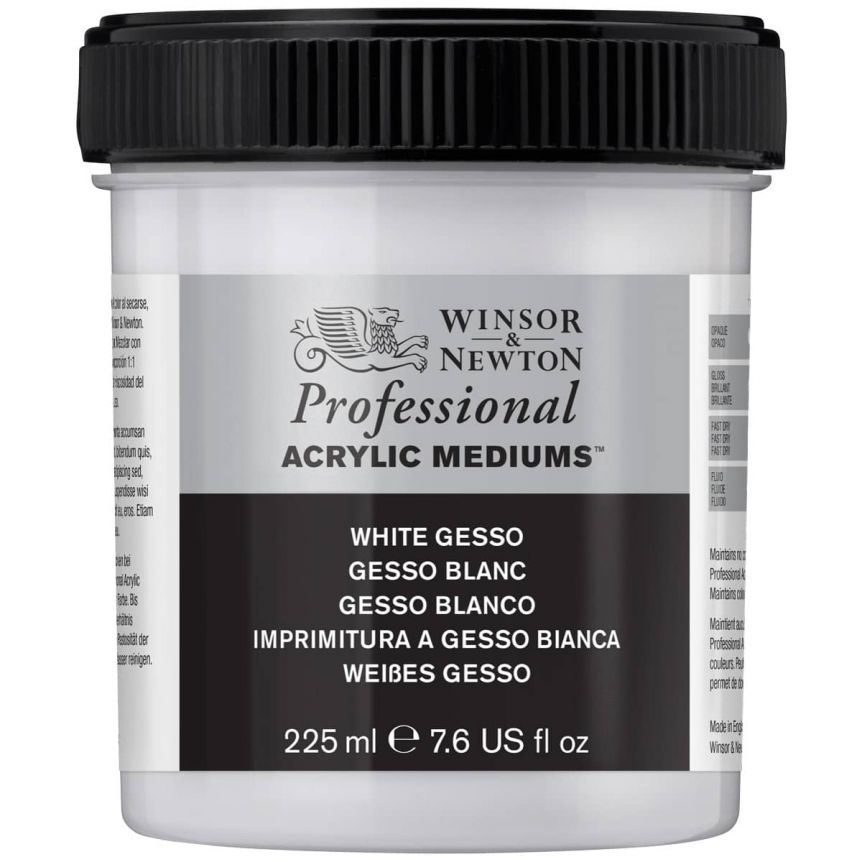 Winsor & Newton Artists Acrylic Mediums And Additives White 225ml jar
