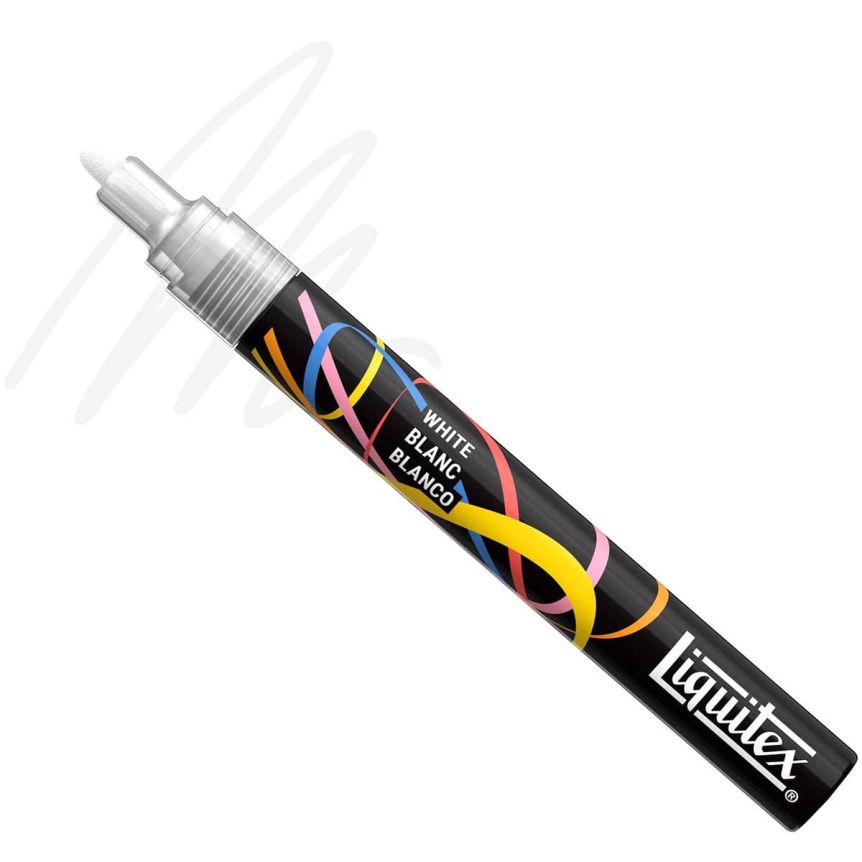 Liquitex Marker - White, Bullet Tip, 2 mm