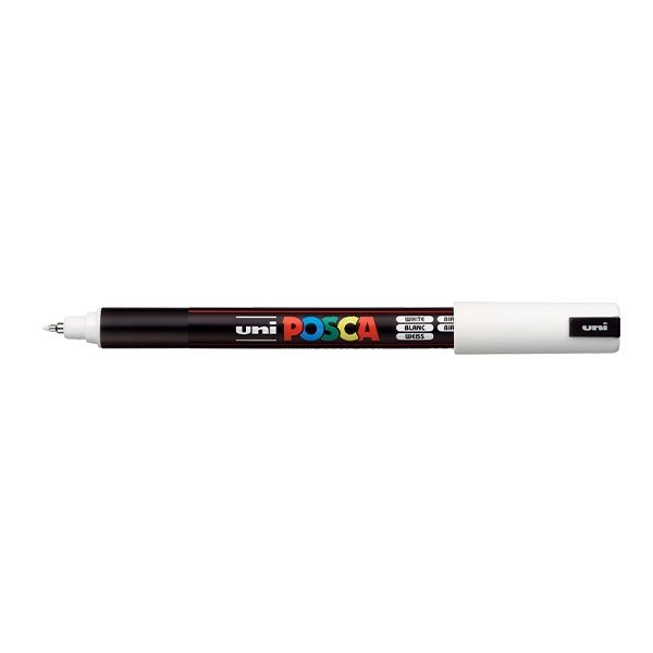 Posca Acrylic Paint Marker 0.7 mm Ultra-Fine Tip White
