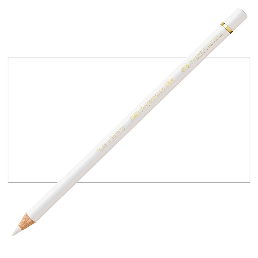 Faber-Castell Polychromos Pencil, No. 101 - White