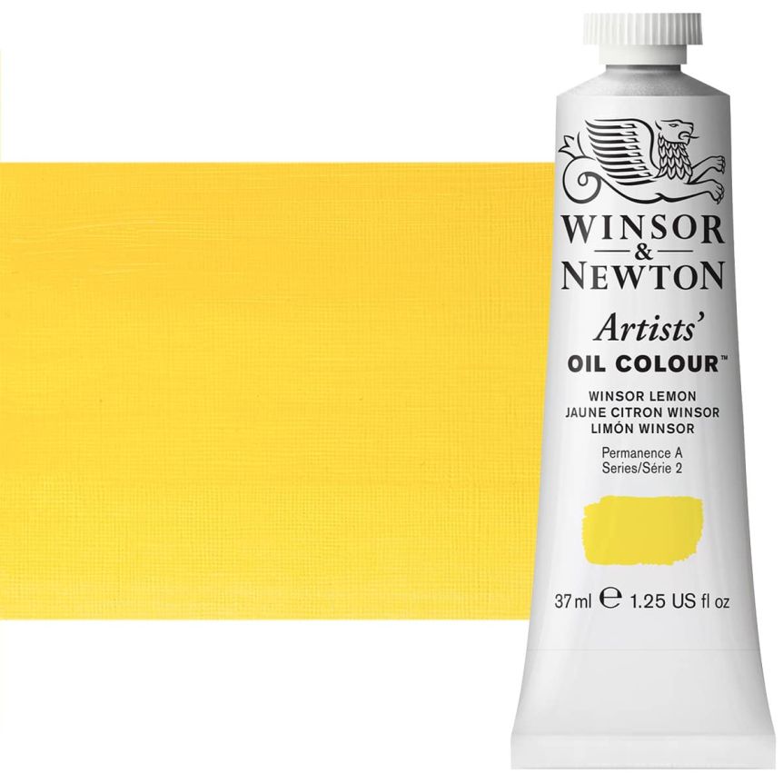Winsor & Newton Artists' Oil - Winsor Lemon, 37ml Tube