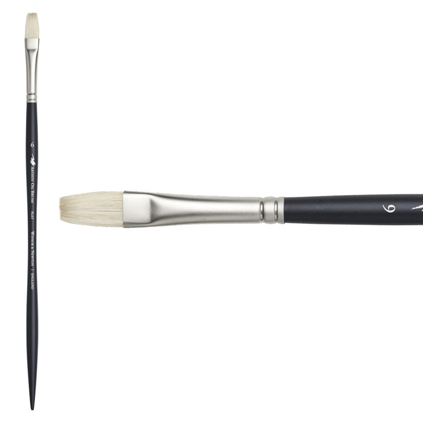 Winsor & Newton Artists Oil Chungking Brush Flat #6