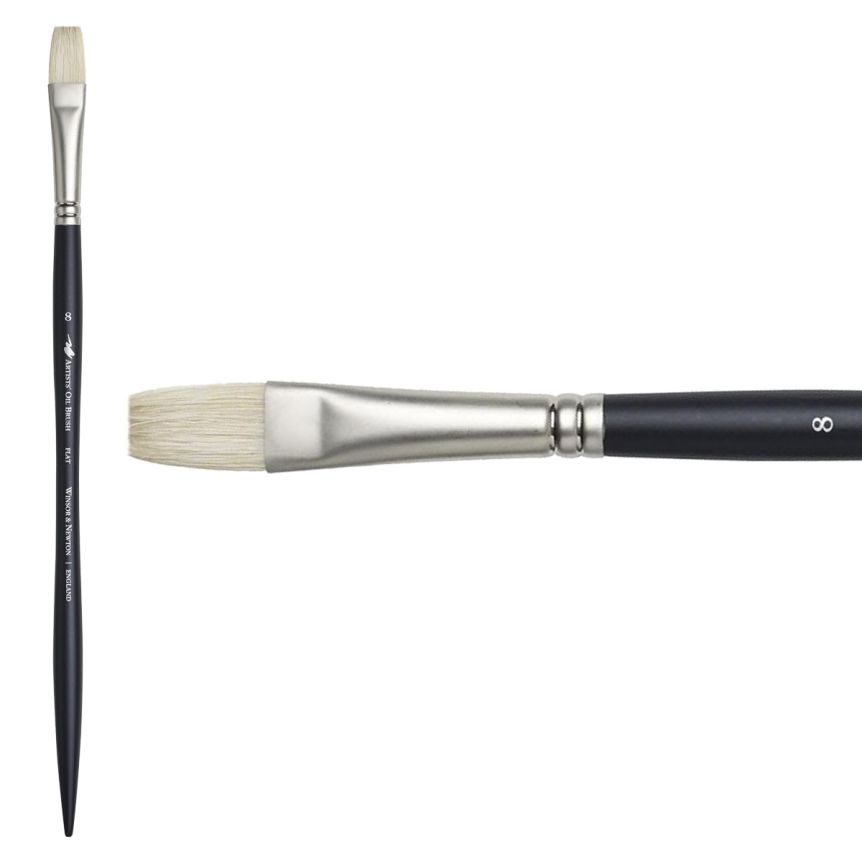 Winsor & Newton Artists Oil Chungking Brush Flat #8