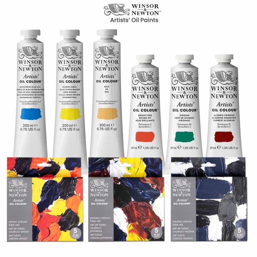 Winsor & Newton Artists' Oil Paints & Sets