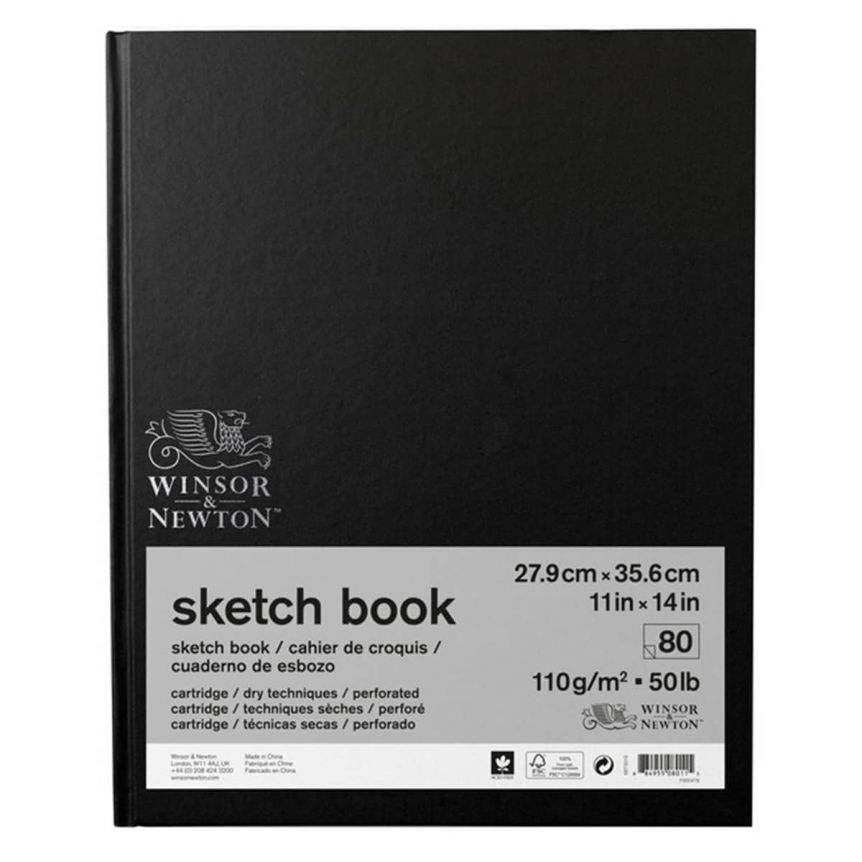 Winsor & Newton Sketchbook 50 lb Hardbound 11x14 Pad 80-Sheets