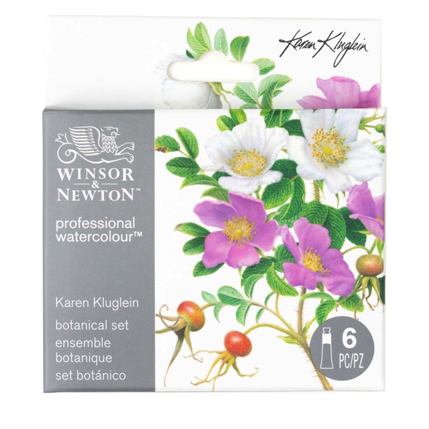 Winsor & Newton Pro Watercolor Karen Klugein Botanical Set of 6, 5ml Tubes