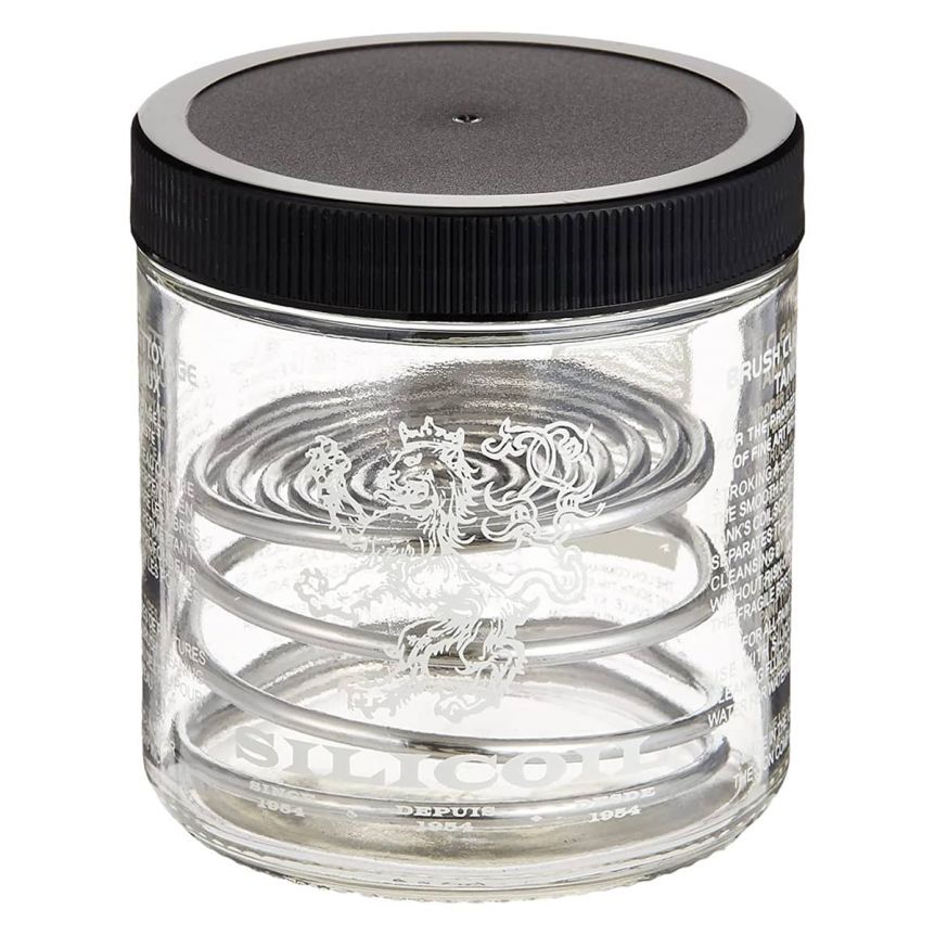 Silicoil Brush Cleaner Tank, 12oz Jerry's Artarama