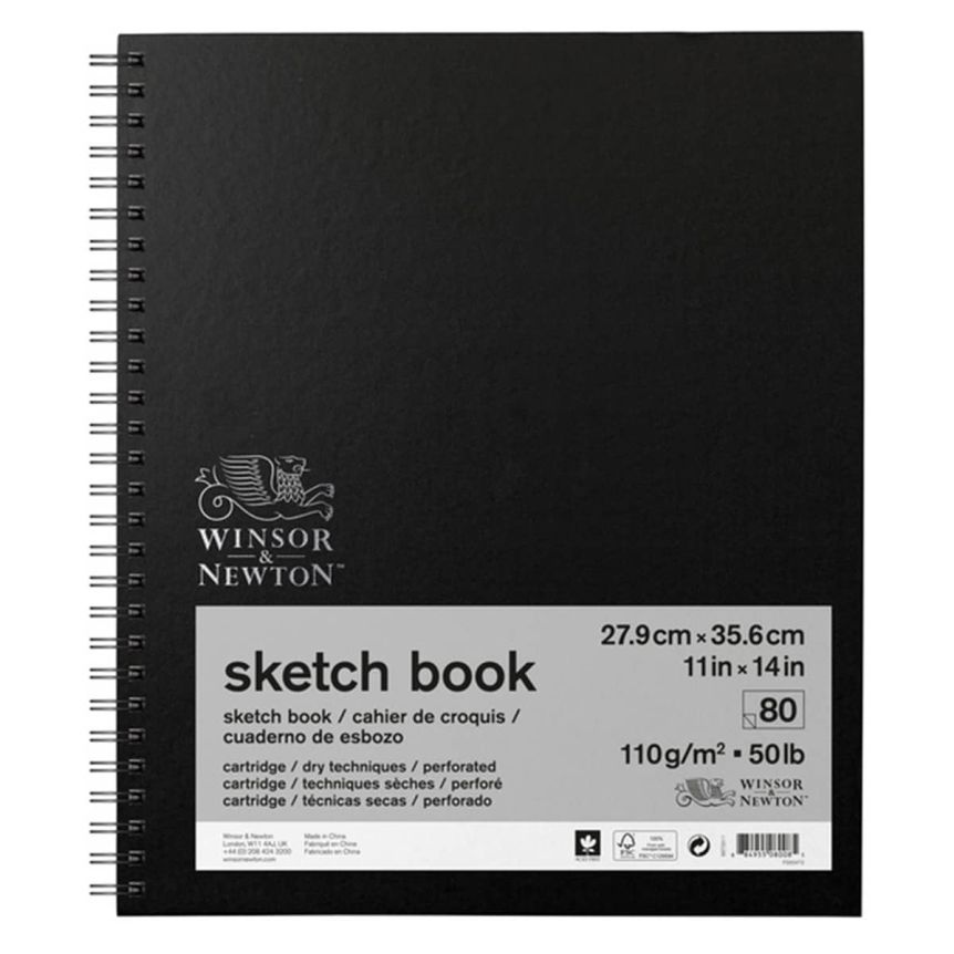 Winsor & Newton Sketchbook 50 lb Wire Bound 11x14 Pad 80-Sheets