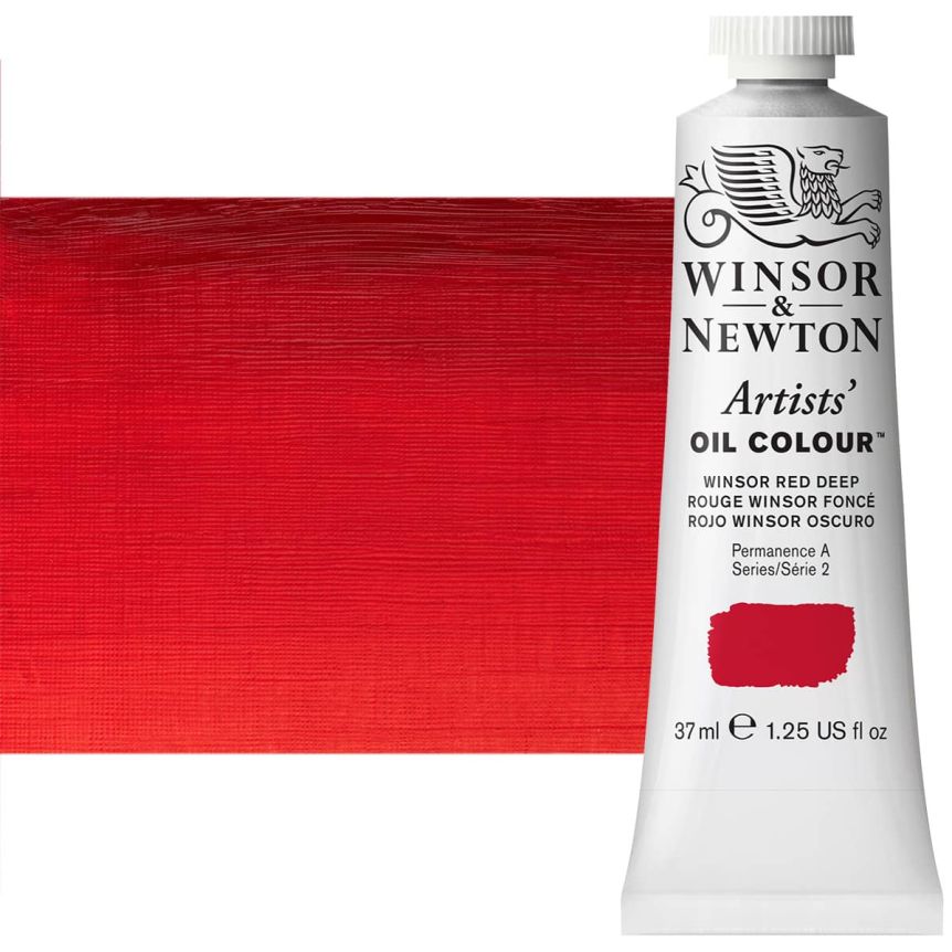 Winsor & Newton Artists' Oil - Winsor Red Deep, 37ml Tube