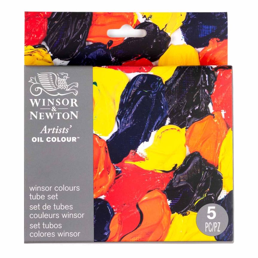 Winsor & Newton Artists' Oil Winsor Colors Set of 5, 37ml Tubes