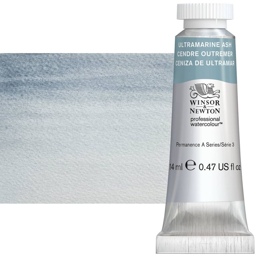 Winsor & Newton Professional Watercolor - Ultramarine Ash, 14ml Tube