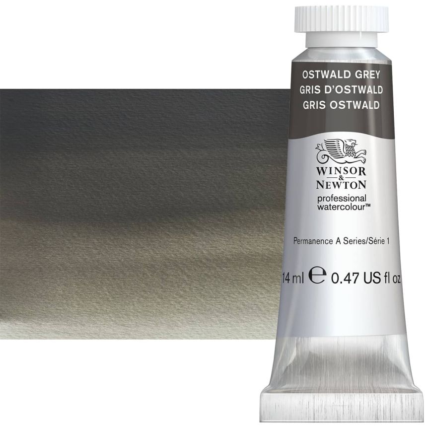 Winsor & Newton Professional Watercolor - Ostwald Grey, 14ml Tube