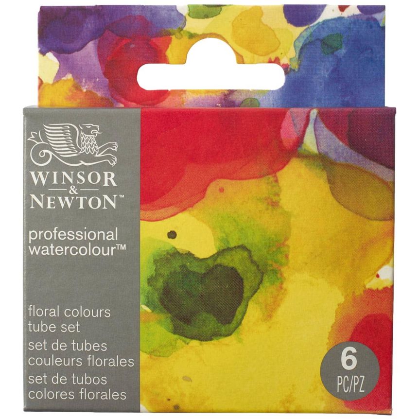 Winsor & Newton Pro Watercolour Floral Set of 6, 5ml Tubes