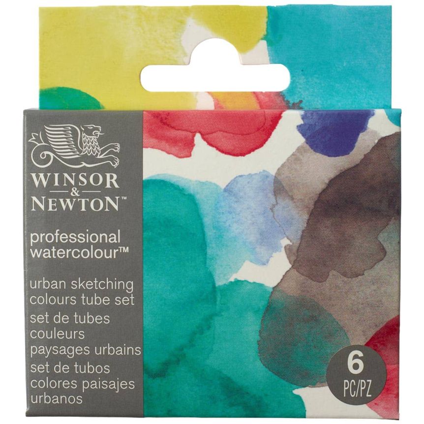 Winsor & Newton Pro Watercolour Urban Sketching Set of 6, 5ml Tubes