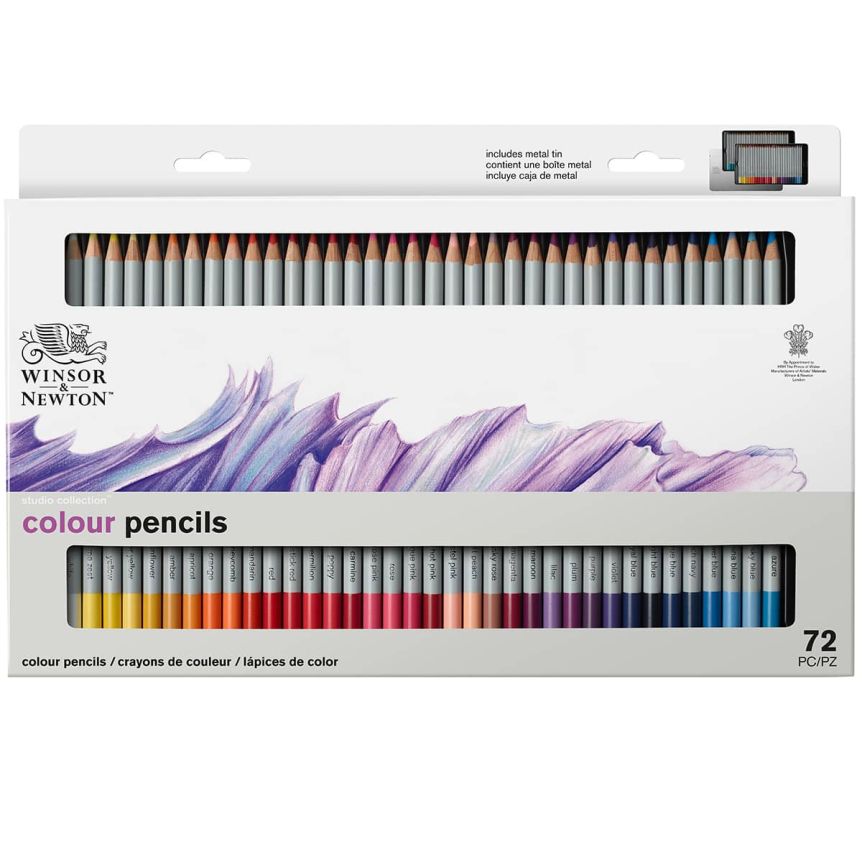 Winsor & Newton Studio Collection Colour Pencil - Set of 72
