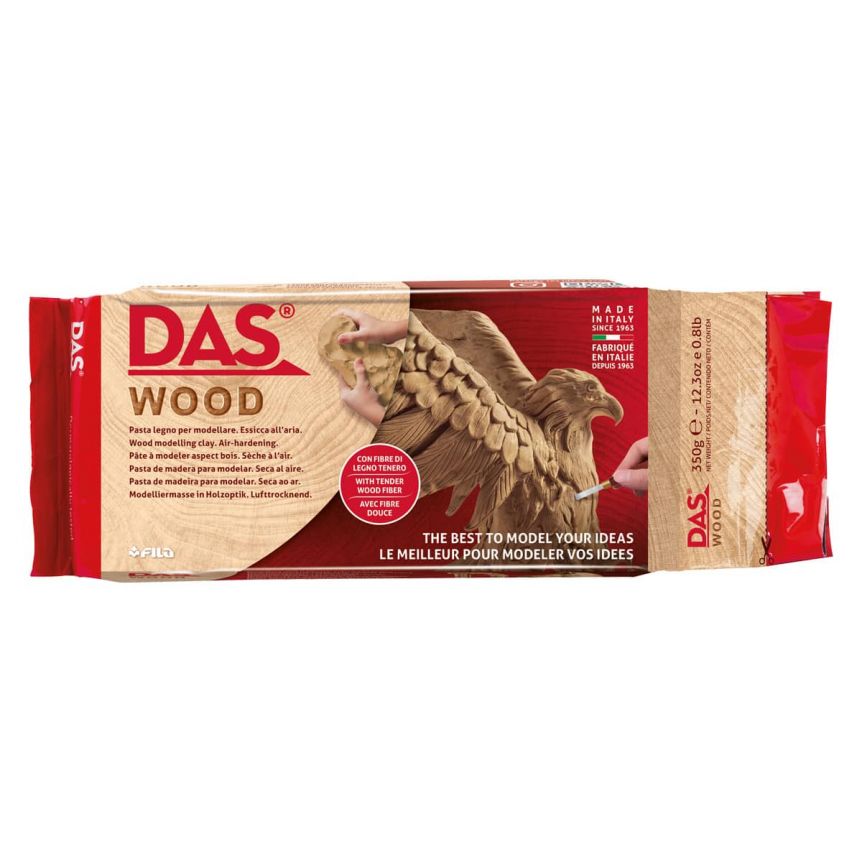 Das Air Hardening Modeling Clay Wood, 12.34oz Jerry's Artarama