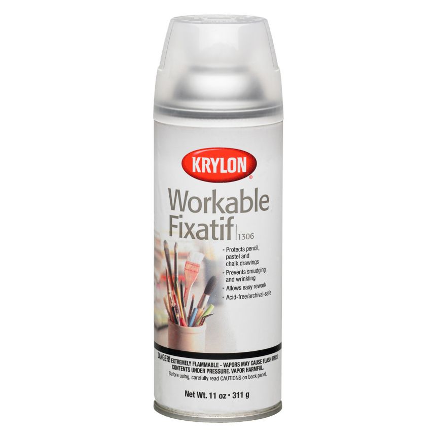 Krylon Workable Fixative, 11oz Can