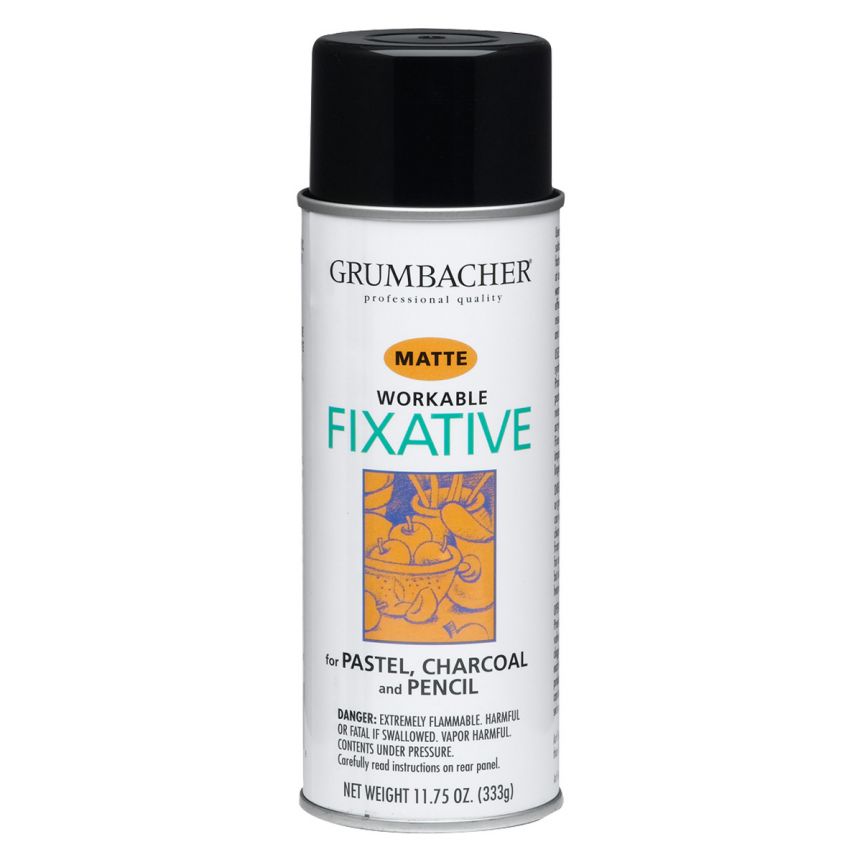 Grumbacher Workable Fixative Matte, 11.75oz Spray
