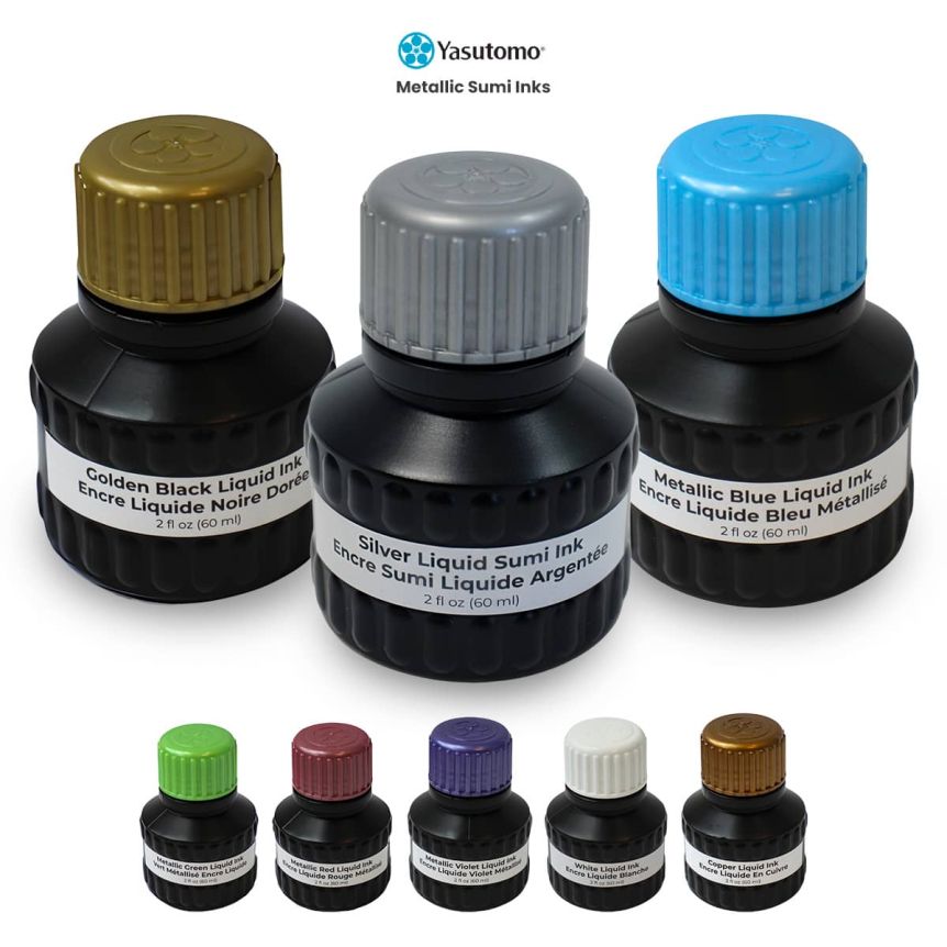 Yasutomo Metallic Sumi Ink