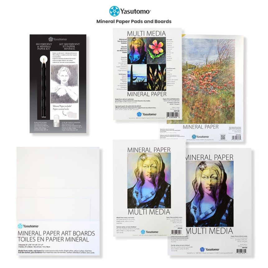 Yasutomo Mineral Paper Pads and Boards