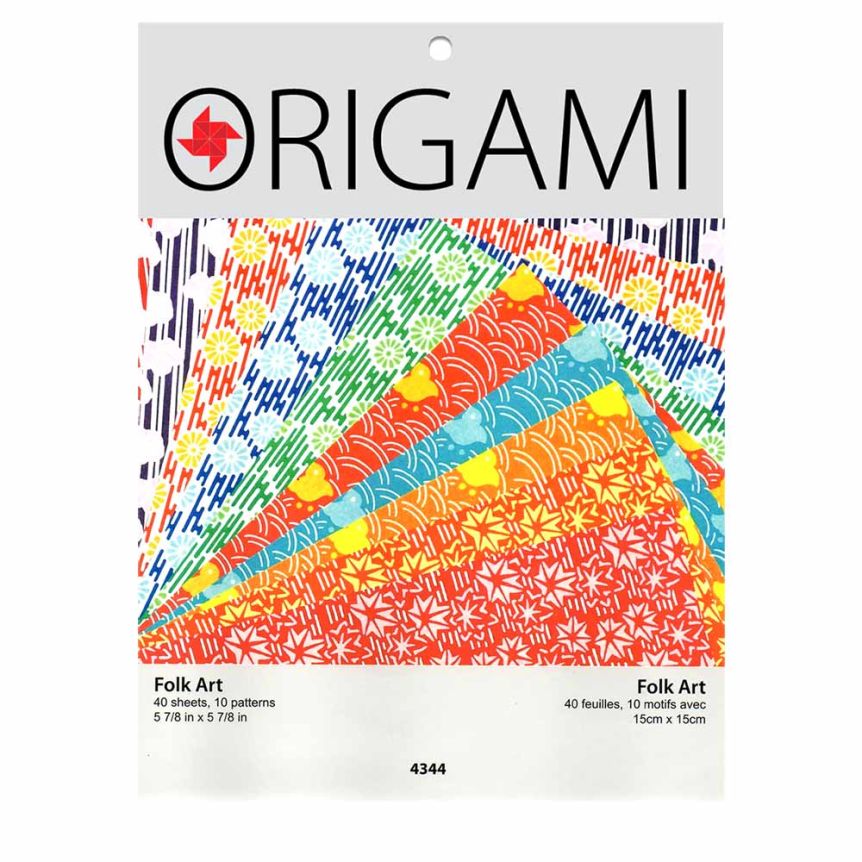 Yasutomo Origami Paper Folk Art 5-7/8" (Pack of 40)