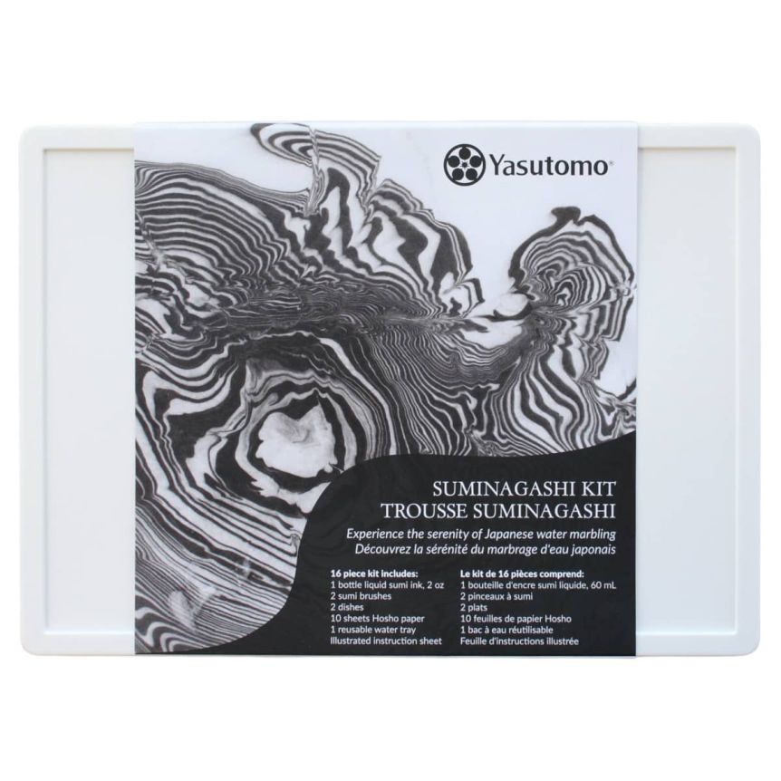 Yasutomo Suminagashi Art of Japanese Water Marbling Set