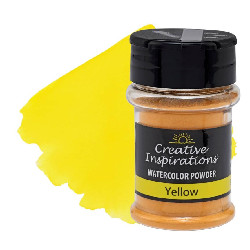 Creative Inspirations Watercolor Powder - Yellow, 38 grams