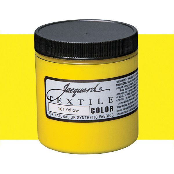 Jacquard Permanent Textile Color 8 oz. Jar Yellow Jerry's Artarama