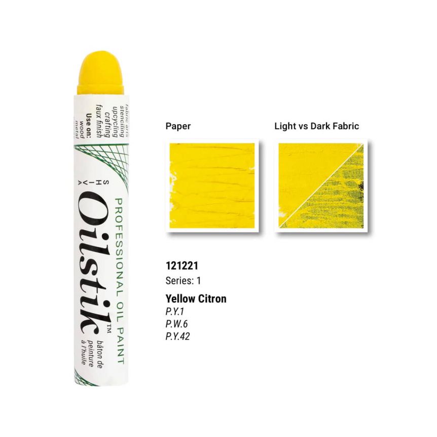 Richeson Shiva Oilstik - Yellow Citron