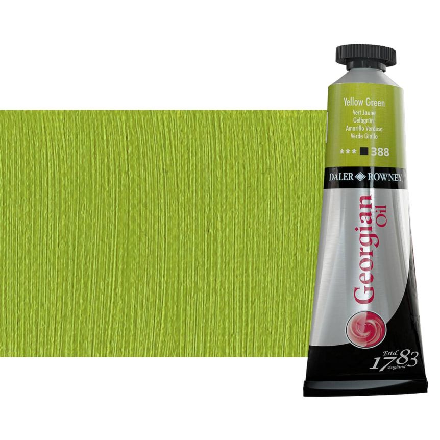 Daler-Rowney Georgian Oil Color 38ml Tube - Yellow Green
