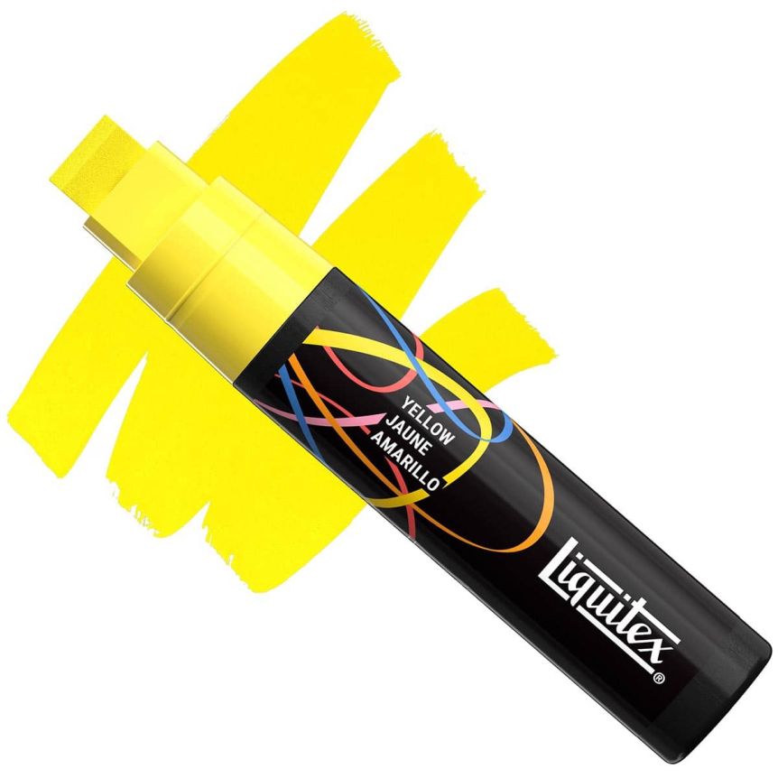 Liquitex Marker - Yellow, Wide Chisel, 15 mm