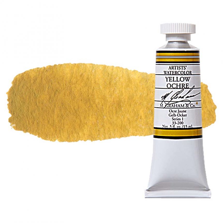 M. Graham Artists' Watercolor 15ml - Yellow Ochre