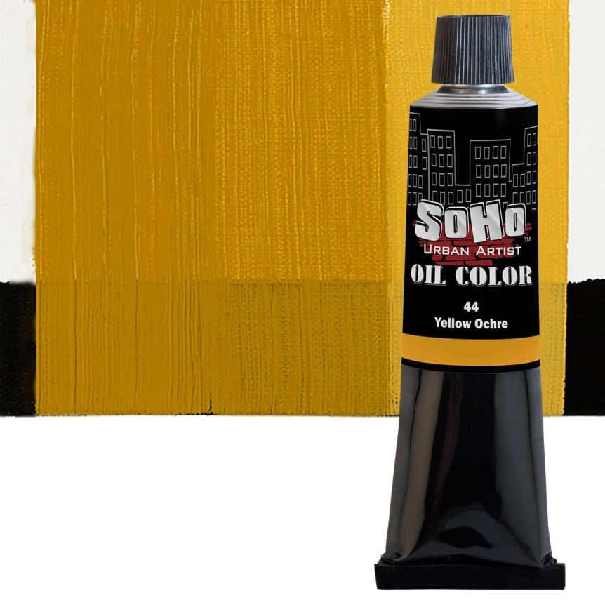 SoHo Artist Oil Color Yellow Ochre 170ml Tube