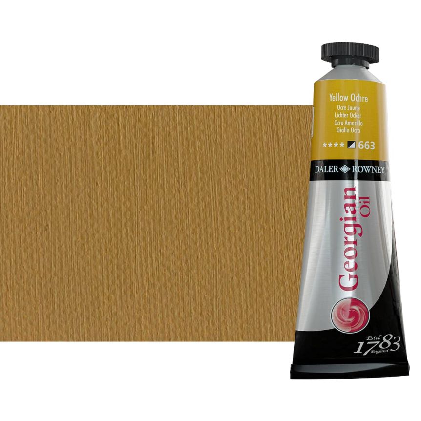 Daler-Rowney Georgian Oil Color 38ml Tube - Yellow Ochre