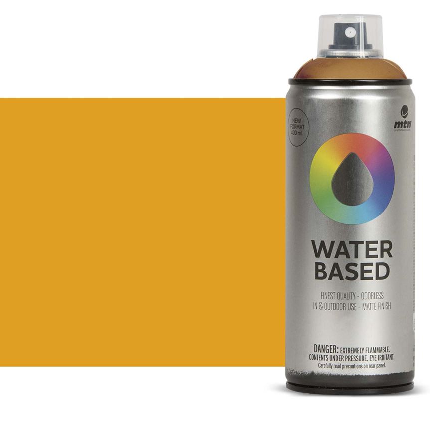 Montana Water Based Spray - Yellow Ochre, 400ml