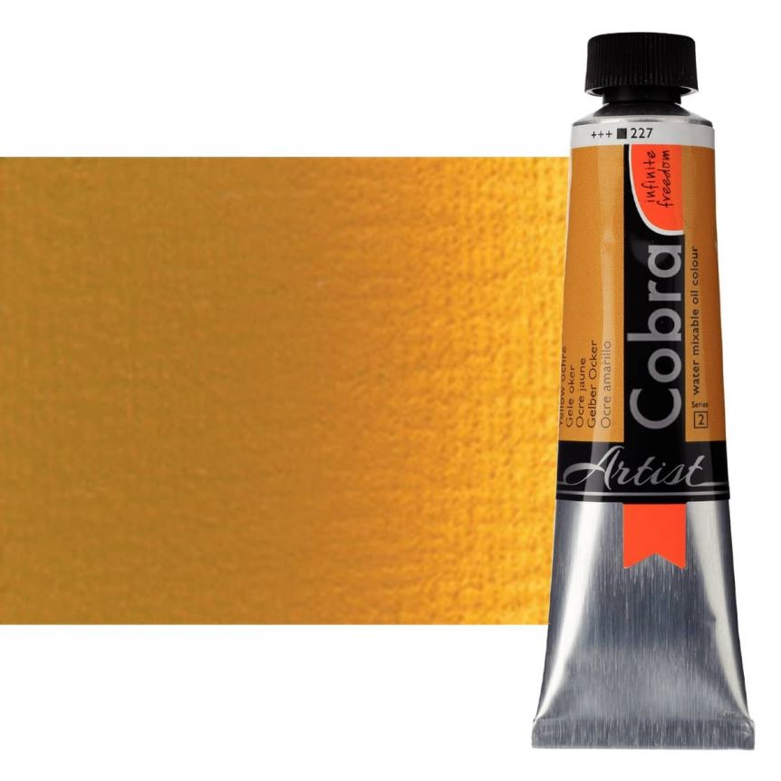 Cobra Water-Mixable Oil Color 40ml Tube - Yellow Ochre