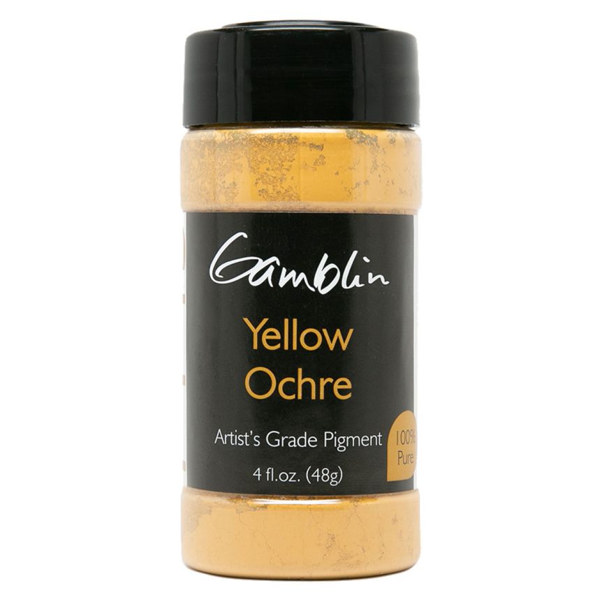 Gamblin Dry Pigment - Yellow Ochre, 48 Grams