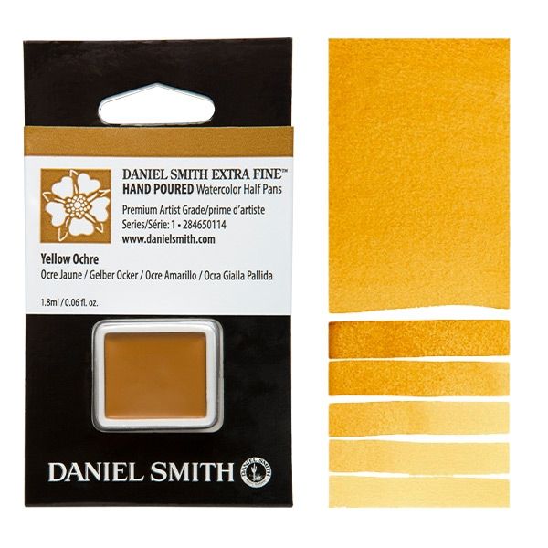 Daniel Smith Watercolor Half Pan Yellow Ochre